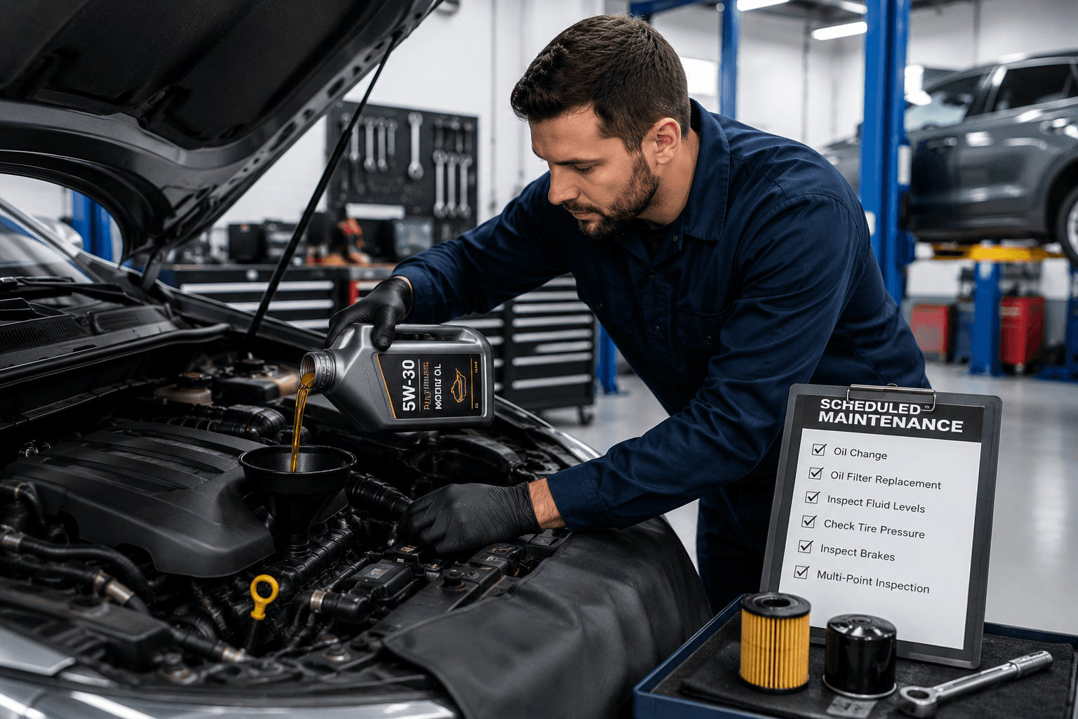 Oil Change & Scheduled Maintenance